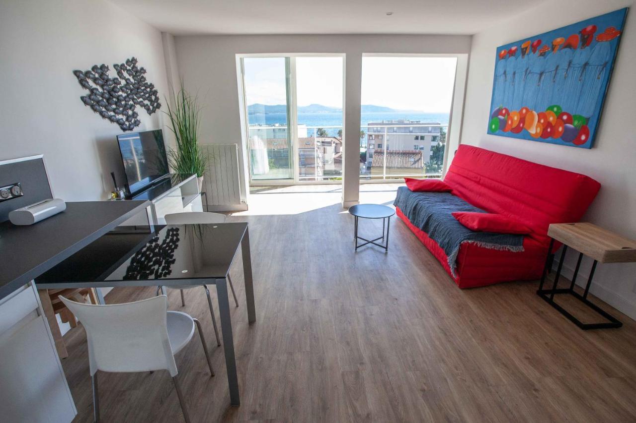 Tres Beau T2 Climatise Refait A Neuf, Vue Mer Panoramique Exceptionnelle A 120M A Pied De La Plage La Ciotat Zewnętrze zdjęcie